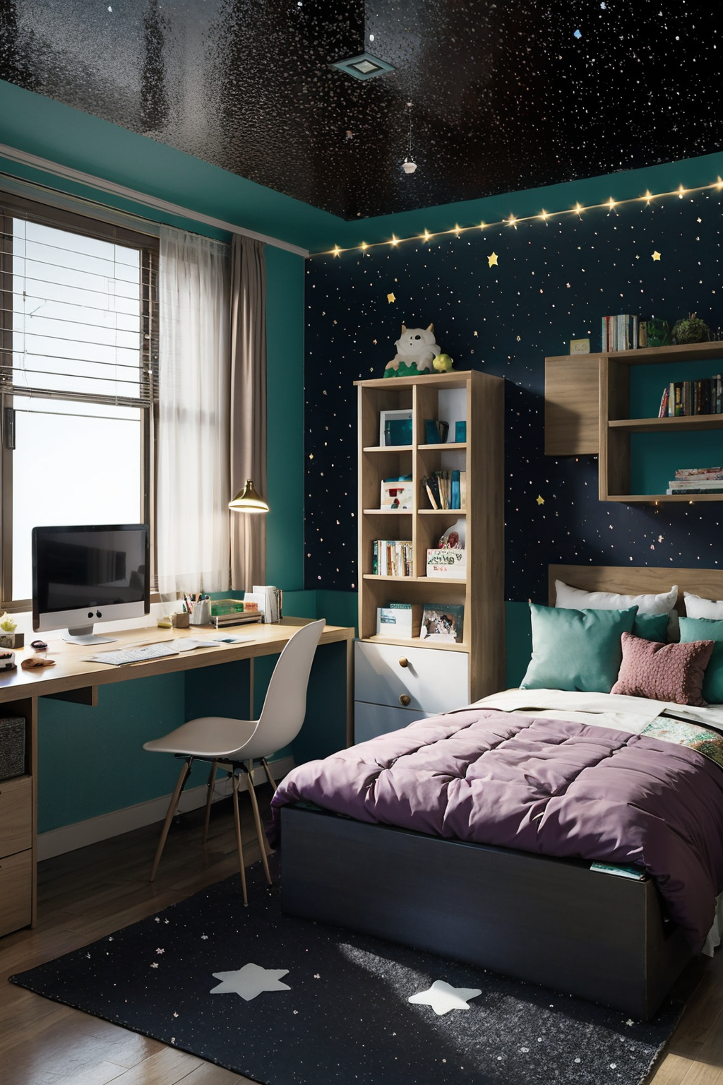 00123-1498118383-american_flag, box, christmas_ornaments, christmas_tree, constellation, curtains, indoors, night, night_sky, shooting_star, sky,.png